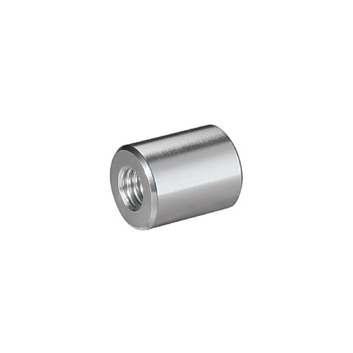 5/16-18 Threaded Barrels Diameter: 5/8'', Length: 3/4'', Clear Anodized [Required Material Hole Size: 3/8'' ]