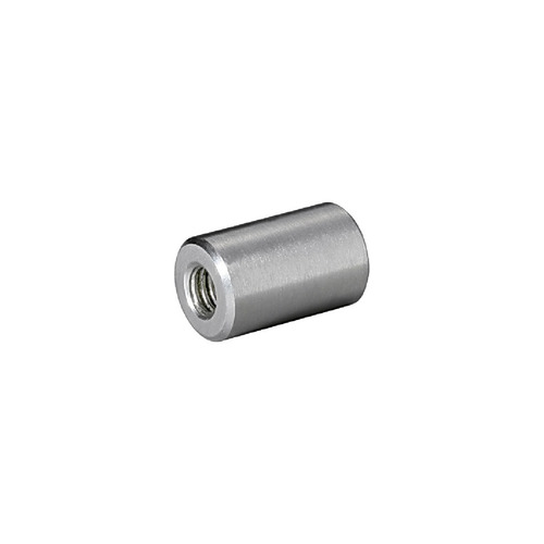 5/16-18 Threaded Barrels Diameter: 5/8'', Length: 1'',  Brushed Satin Finish Grade 304 [Required Material Hole Size: 3/8'' ]