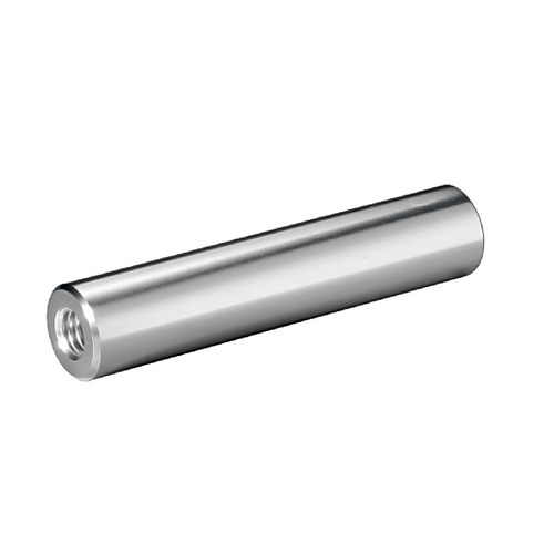 5/16-18 Threaded Barrels Diameter: 5/8'', Length: 3'', Clear Anodized [Required Material Hole Size: 3/8'' ]