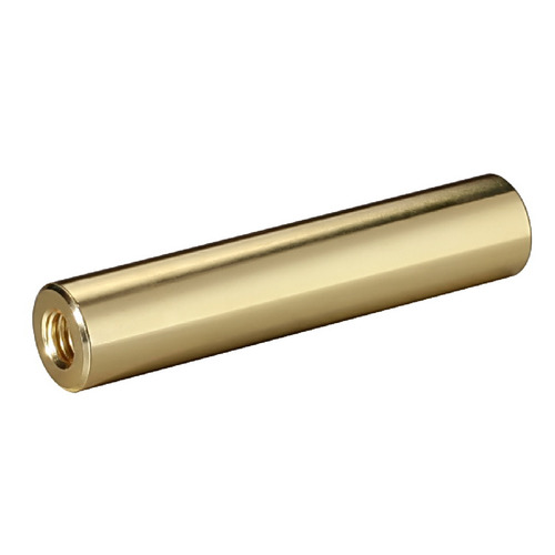 5/16-18 Threaded Barrels Diameter: 5/8'', Length: 3'', Gold Anodized [Required Material Hole Size: 3/8'' ]