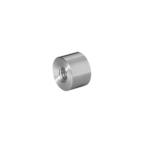 5/16-18 Threaded Barrels Diameter: 3/4'', Length: 1/2'', Brushed Satin Finish Grade 304 [Required Material Hole Size: 3/8'' ]
