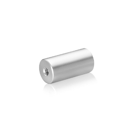 1/4-20 Threaded Barrels Diameter: 3/4'', Length: 1 1/2'', Clear Anodized [Required Material Hole Size: 17/64'' ]