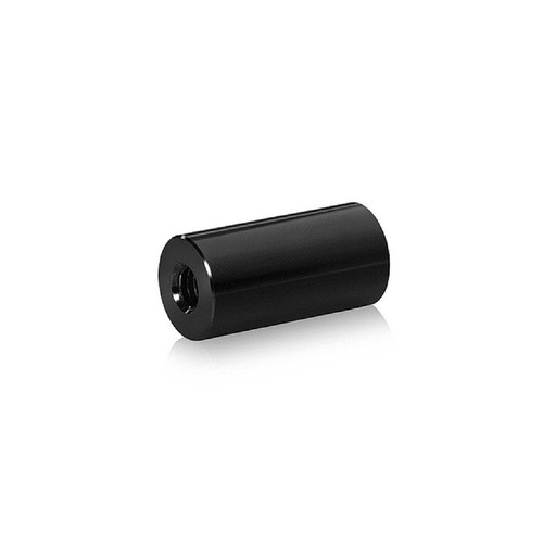 5/16-18 Threaded Barrels Diameter: 3/4'', Length: 1 1/2'', Black Anodized [Required Material Hole Size: 3/8'' ]