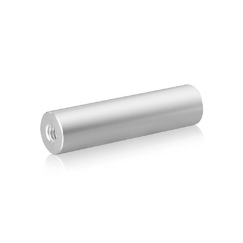 5/16-18 Threaded Barrels Diameter: 3/4'', Length: 3'', Clear Anodized [Required Material Hole Size: 3/8'' ]