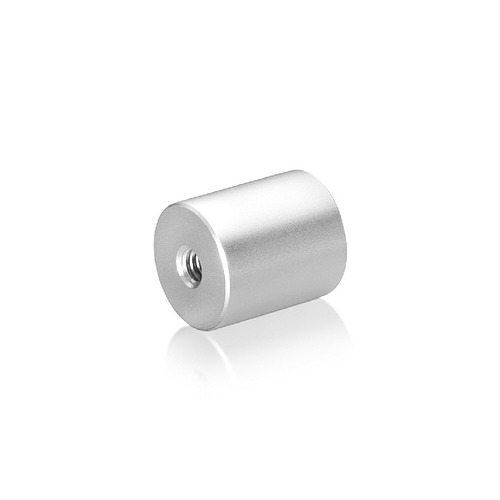 1/4-20 Threaded Barrels Diameter: 7/8'', Length: 1'', Clear Anodized [Required Material Hole Size: 17/64'' ]