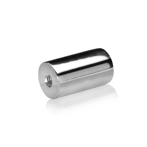1/4-20 Threaded Barrels Diameter: 7/8'', Length: 1 1/2'', Polished Finish Grade 304 [Required Material Hole Size: 17/64'' ]