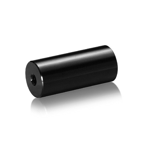 1/4-20 Threaded Barrels Diameter: 7/8'', Length: 2'', Black Anodized [Required Material Hole Size: 17/64'' ]