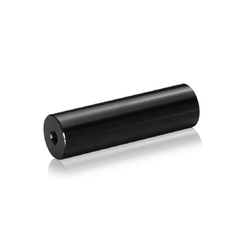 1/4-20 Threaded Barrels Diameter: 7/8'', Length: 3'', Black Anodized Finish [Required Material Hole Size: 17/64'' ]
