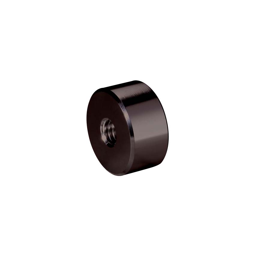 5/16-18 Threaded Barrels Diameter: 1'', Length: 1/2'', Bronze Anodized [Required Material Hole Size: 3/8'' ]