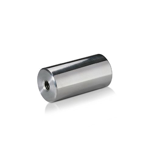 5/16-18 Threaded Barrels Diameter: 1'', Length: 2'', Polished Finish Grade 304 [Required Material Hole Size: 3/8'' ]