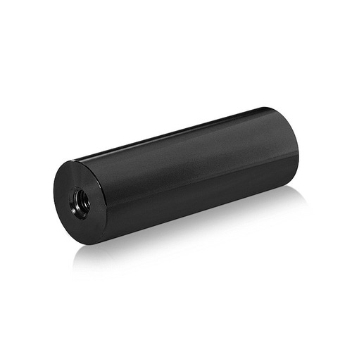 5/16-18 Threaded Barrels Diameter: 1'', Length: 4'', Black Anodized [Required Material Hole Size: 3/8'' ]