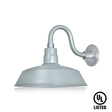 Galvanized gooseneck barn light hotsell