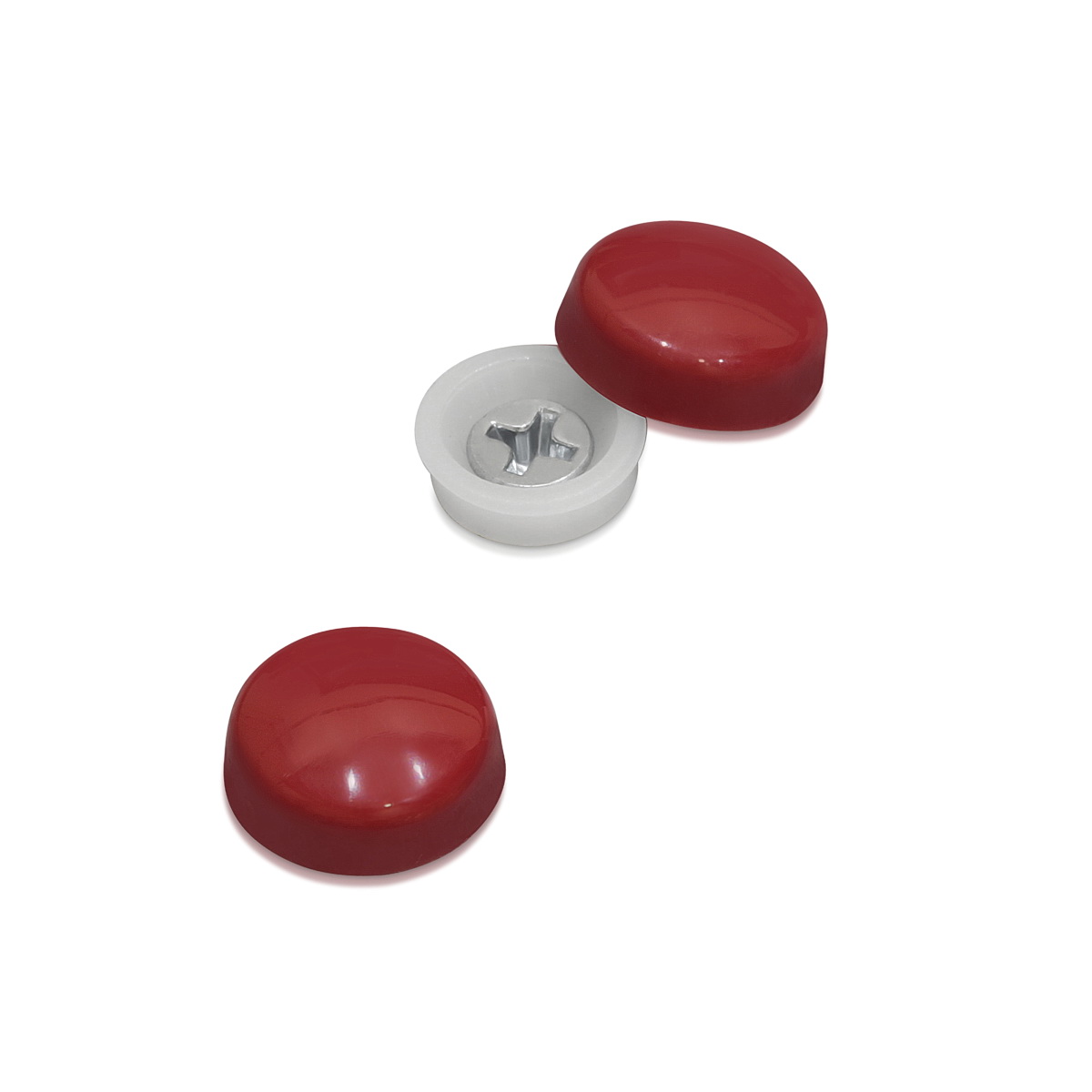 Snap-Cap For Screw #6 & #8 - Blaze Gloss (Washers sold separately)