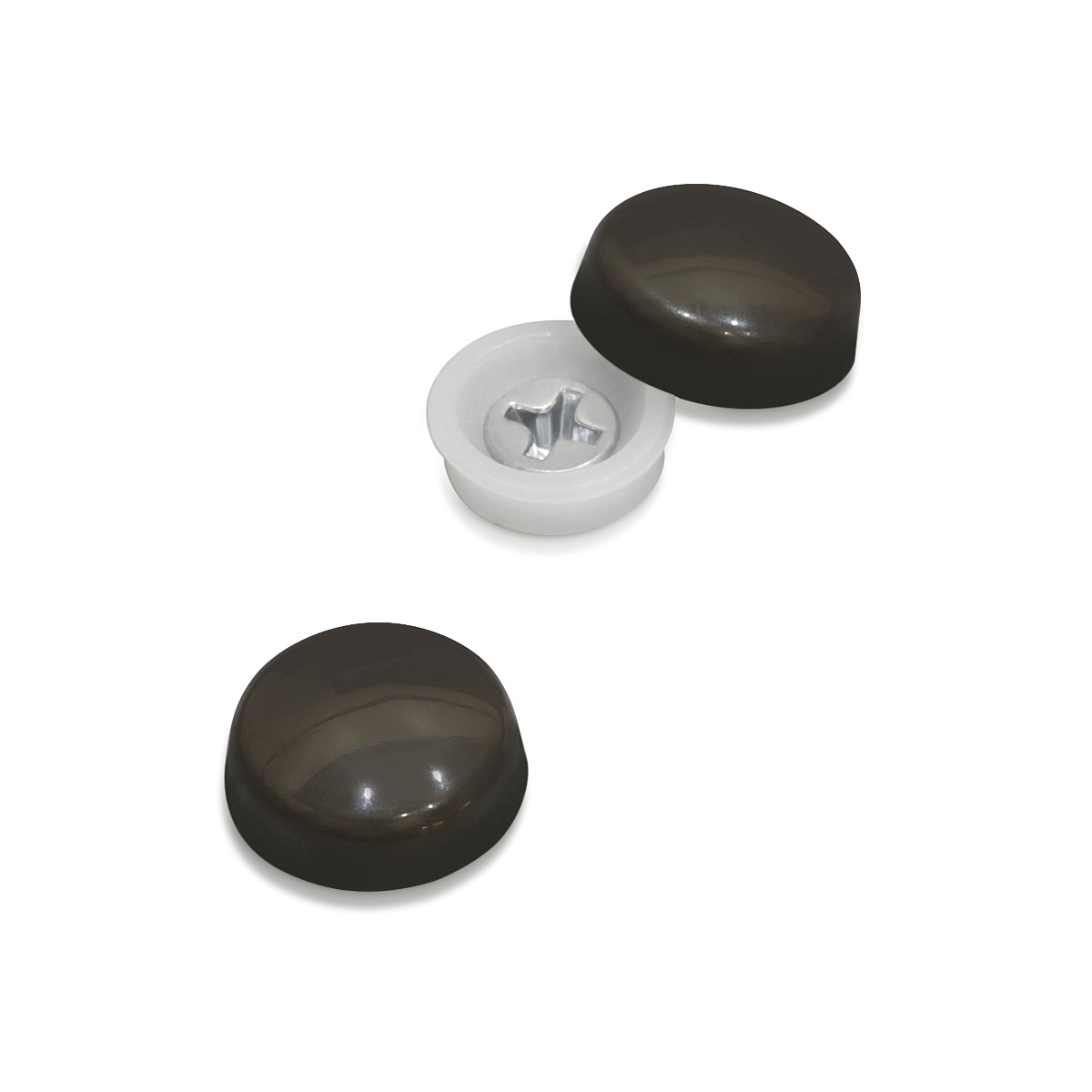 Snap-Cap For Screw #6 & #8 - Medium Slate Gloss (Washers sold separately)