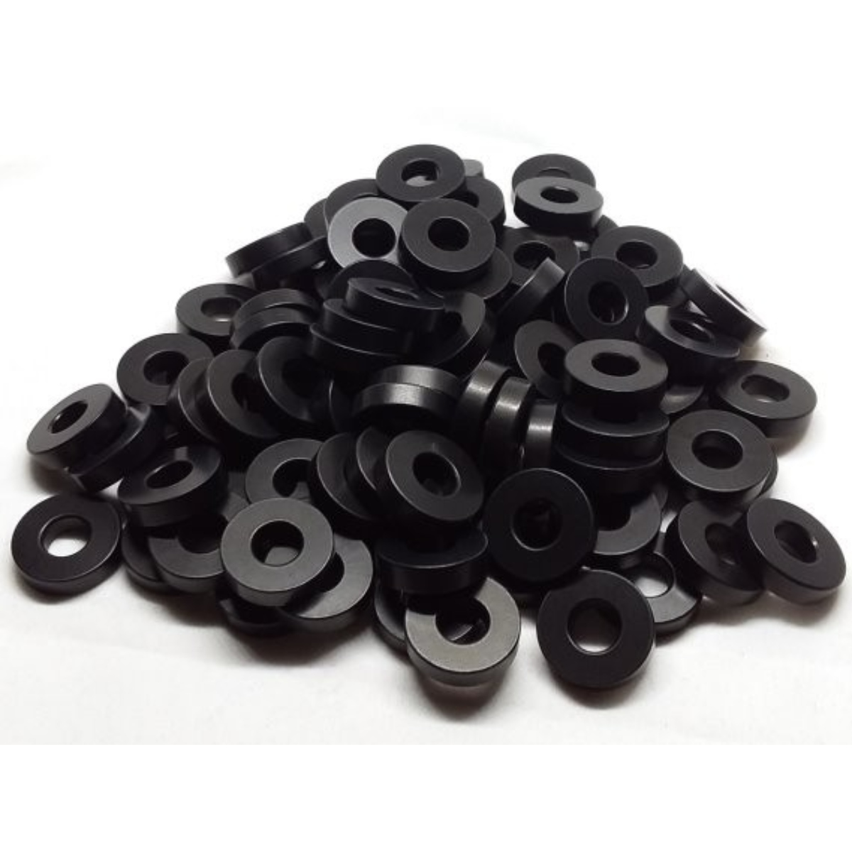 Aluminum Spacer 3/4'' OD x .319'' ID x 3/16'' Long Black Anodized MBS Standoffs