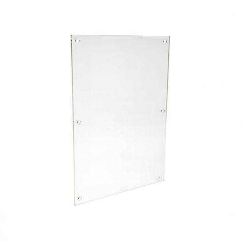 (2) 24'' x 36'' Clear Acrylics, Pre-Drilled With Polished Edges (Thick 3/16'' each), with Drill Template & Instruction Guide, For Wall Frame Use