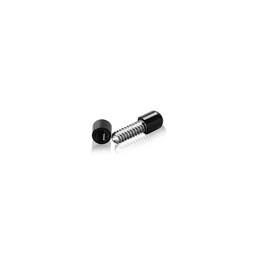 1/4'' Diameter Material Connector (Aluminum Black Anodized) [Required Material Hole Size: 7/32'']