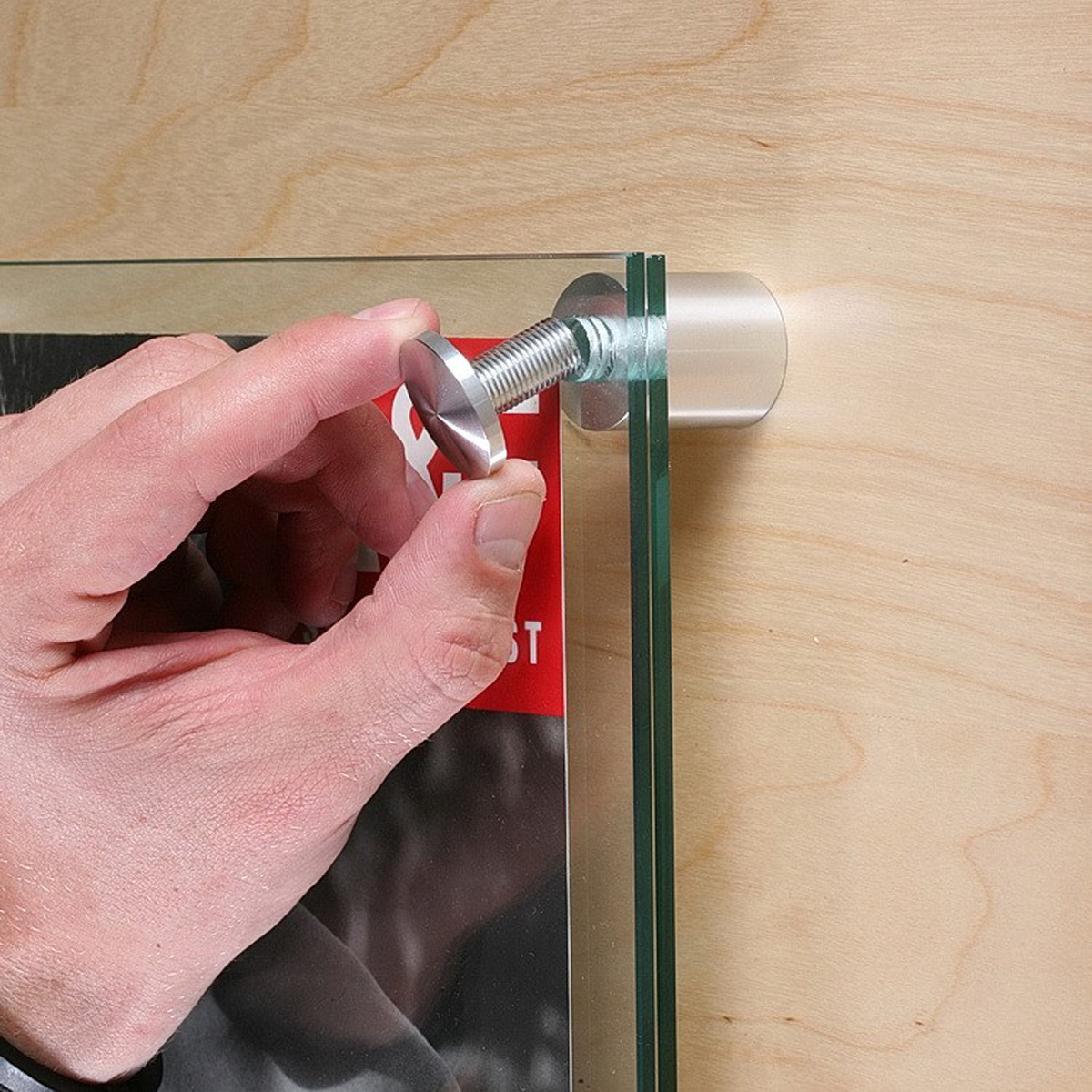 Aluminum Standoffs, Diameter 7/8, standoff 3/4, Aluminum Clear