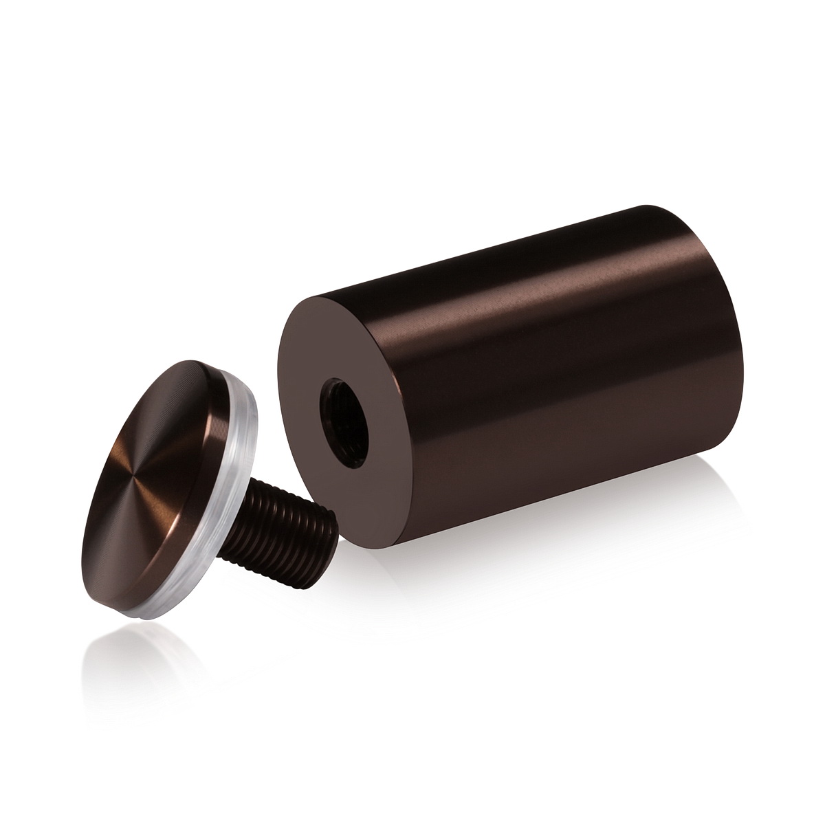 Aluminum Standoffs, Diameter 1 1/4, Standoff 1 3/4'', Aluminum Bronze