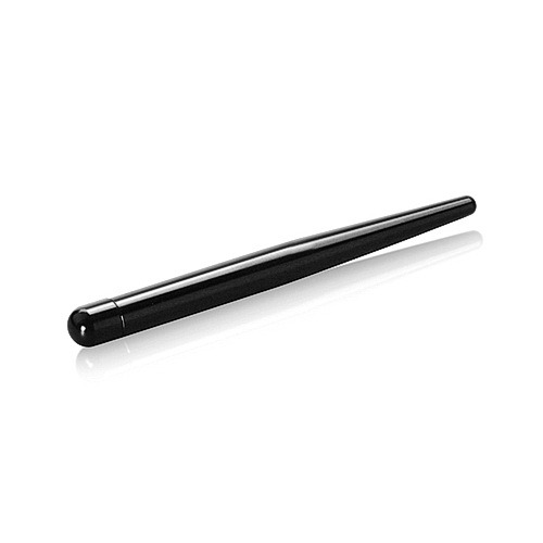 1/4'' Diameter x 3'' Length Conical Desktop Table Standoffs (Aluminum black Anodized) [Required Material Hole Size: 7/32'']
