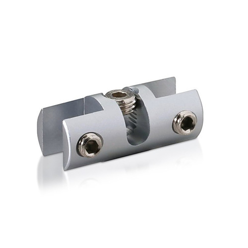 Horizontal Support - Up to 3/8'' - Double Sided - Side Clamp - Aluminum - For Rod