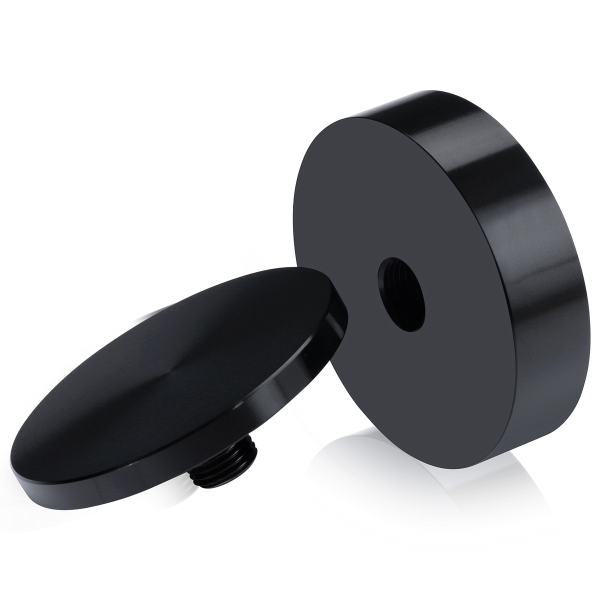 Affordable Aluminum Standoffs, Diameter 2'', Standoff 1/2'', Aluminum