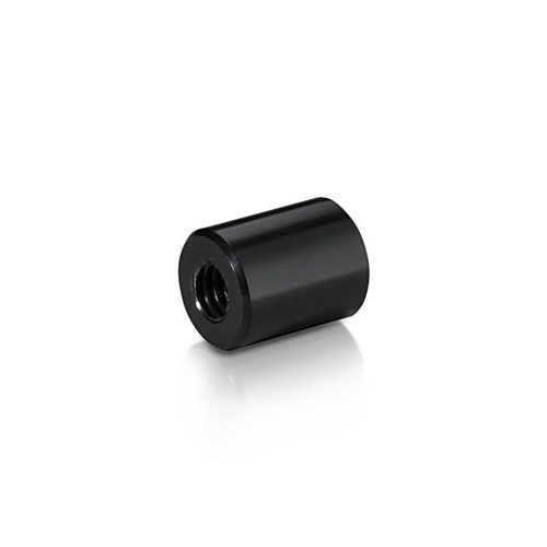10-24 Threaded Barrels Diameter: 5/8'', Length: 3/4'', Black Anodized [Required Material Hole Size: 7/32'']
