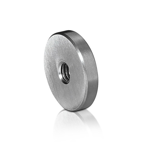 5/16-18 Threaded Barrels Diameter: 1 1/4'', Length: 1/4'', Brushed Satin Finish Grade 304 [Required Material Hole Size: 3/8'' ]