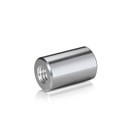 10-24 Threaded Barrels Diameter: 5/8'', Length: 1'', Clear Anodized [Required Material Hole Size: 7/32'']