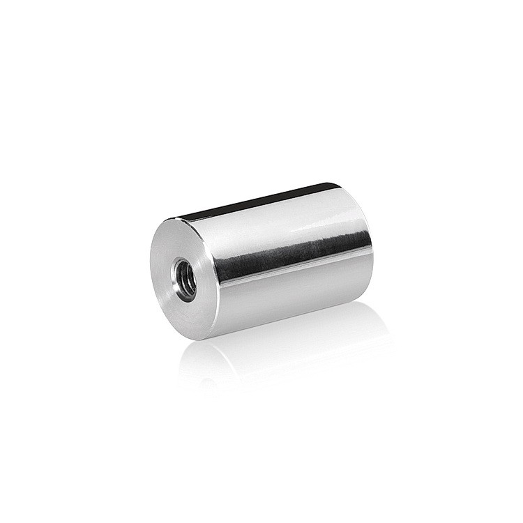 5/16-18 Threaded Barrels Diameter: 1'', Length: 1 1/2'', Polished Finish Grade 304 [Required Material Hole Size: 3/8'' ]