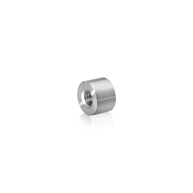 10-24 Threaded Barrels Diameter: 3/4'', Length: 1/4'', Brushed Satin Finish [Required Material Hole Size: 7/32'']