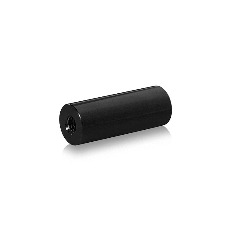 5/16-18 Threaded Barrels Diameter: 3/4'', Length: 2'', Black Anodized [Required Material Hole Size: 3/8'' ]