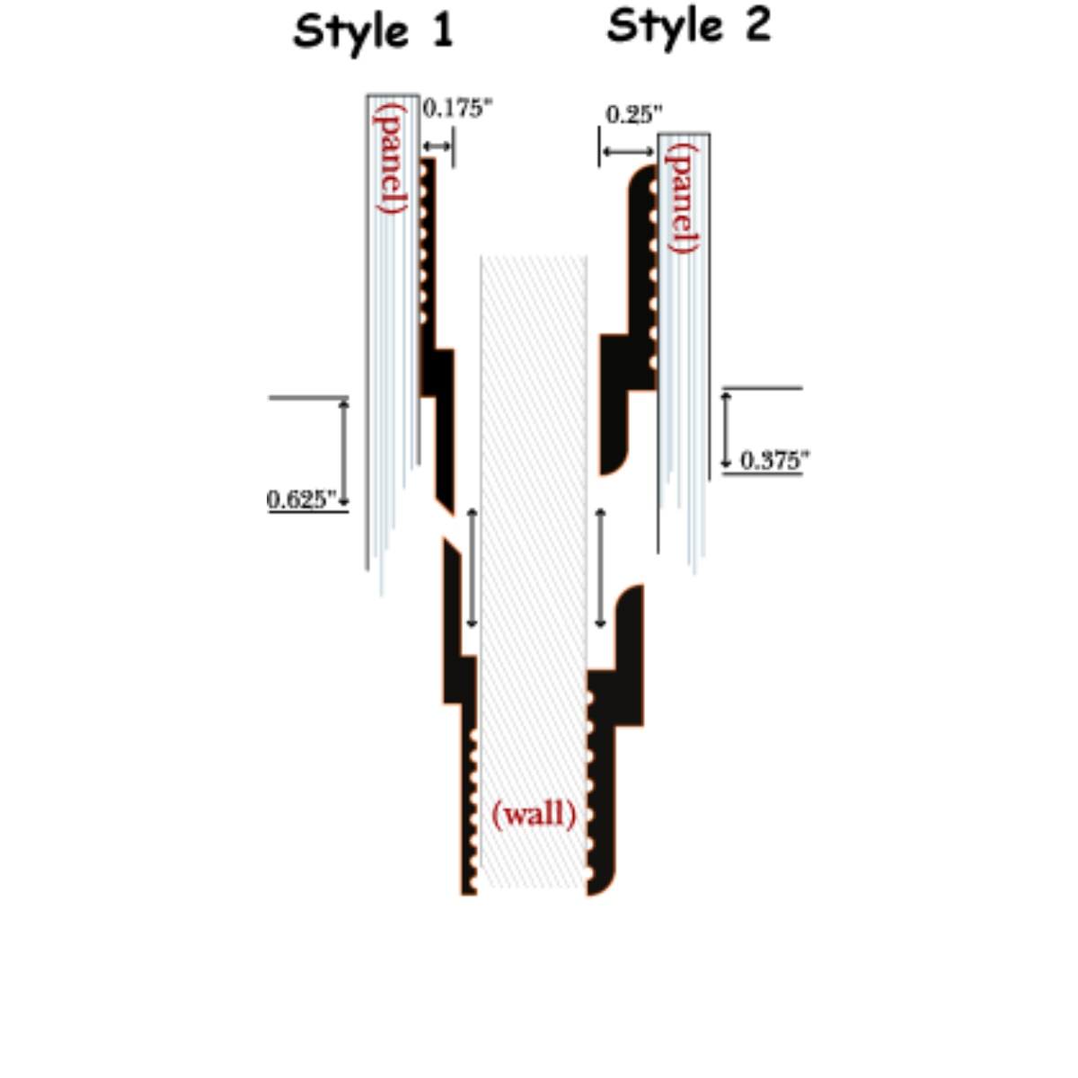 Aluminum ZClip 3 ft (36'') Medium to Heavy Duty MBS Standoffs