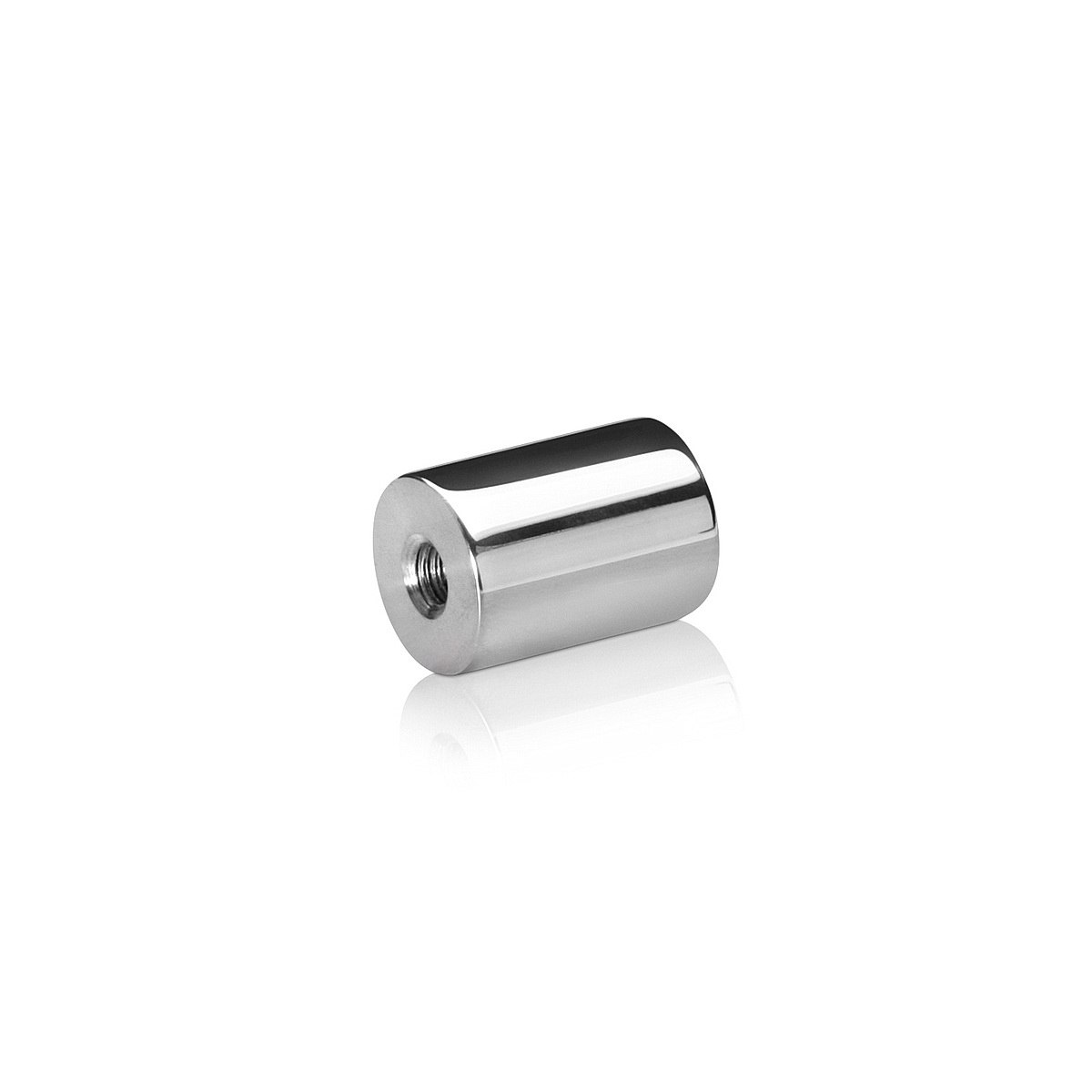 5/16-18 Threaded Barrels Diameter: 3/4'', Length: 1'', Polished Finish Grade 304 [Required Material Hole Size: 3/8'' ]