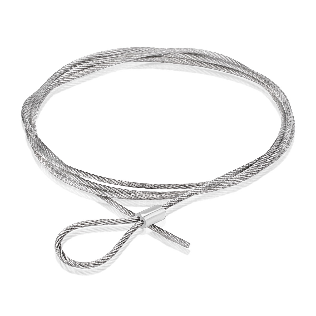 Looped Stainless Steel Cable - 48''