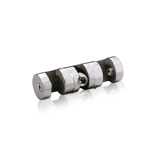 Pivoting Edge Support - Up to 3/8'' - Double Sided - Edge Grip - Stainless Steel - For Rod