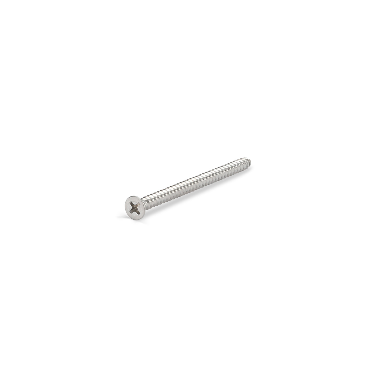 Sheet metal screws, Self tapping, Phillips flat head, Stainless steel 18-8, #8 x 2-1/2