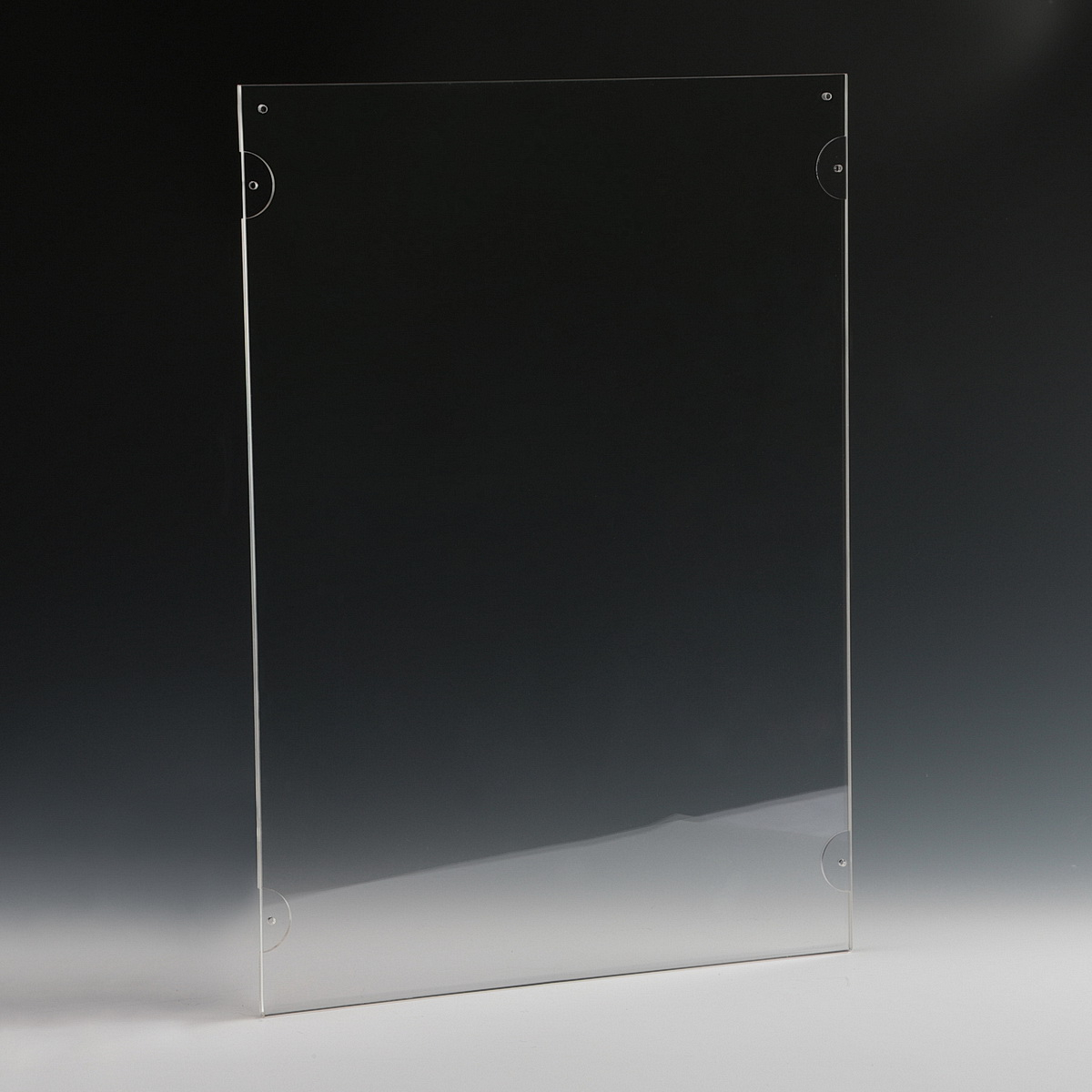 Clear Acrylic Wall Frame with magnets, accommodates  11 x 17 media (sold Without Hardware)