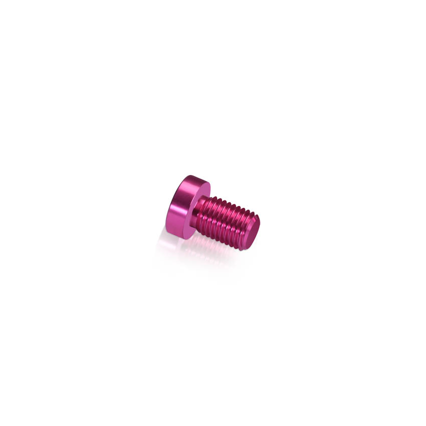 AS12-12RP Head replacement for Mbs-Standoffs 1/2'' Diameter x 1/2'' Barrel Length, Aluminum Rosy Pink Finish Standoffs (No Washer).