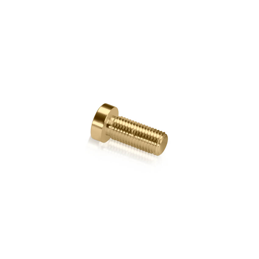 AS12-25BR, AS12-30BR, AS12-50BR, AS12-70BR Head replacement for Mbs-Standoffs 1/2'' Diameter, Aluminum Champagne Finish Standoffs (No Washer).