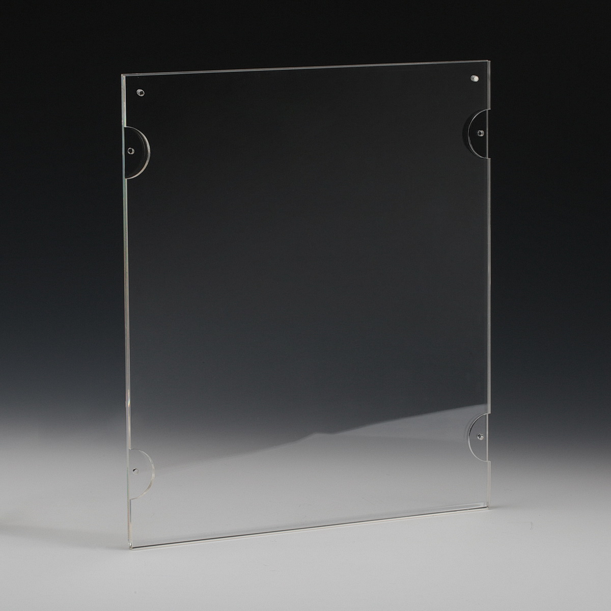 Clear Acrylic Sign Holder Kit for Media 5 x 8.5'' x 11''