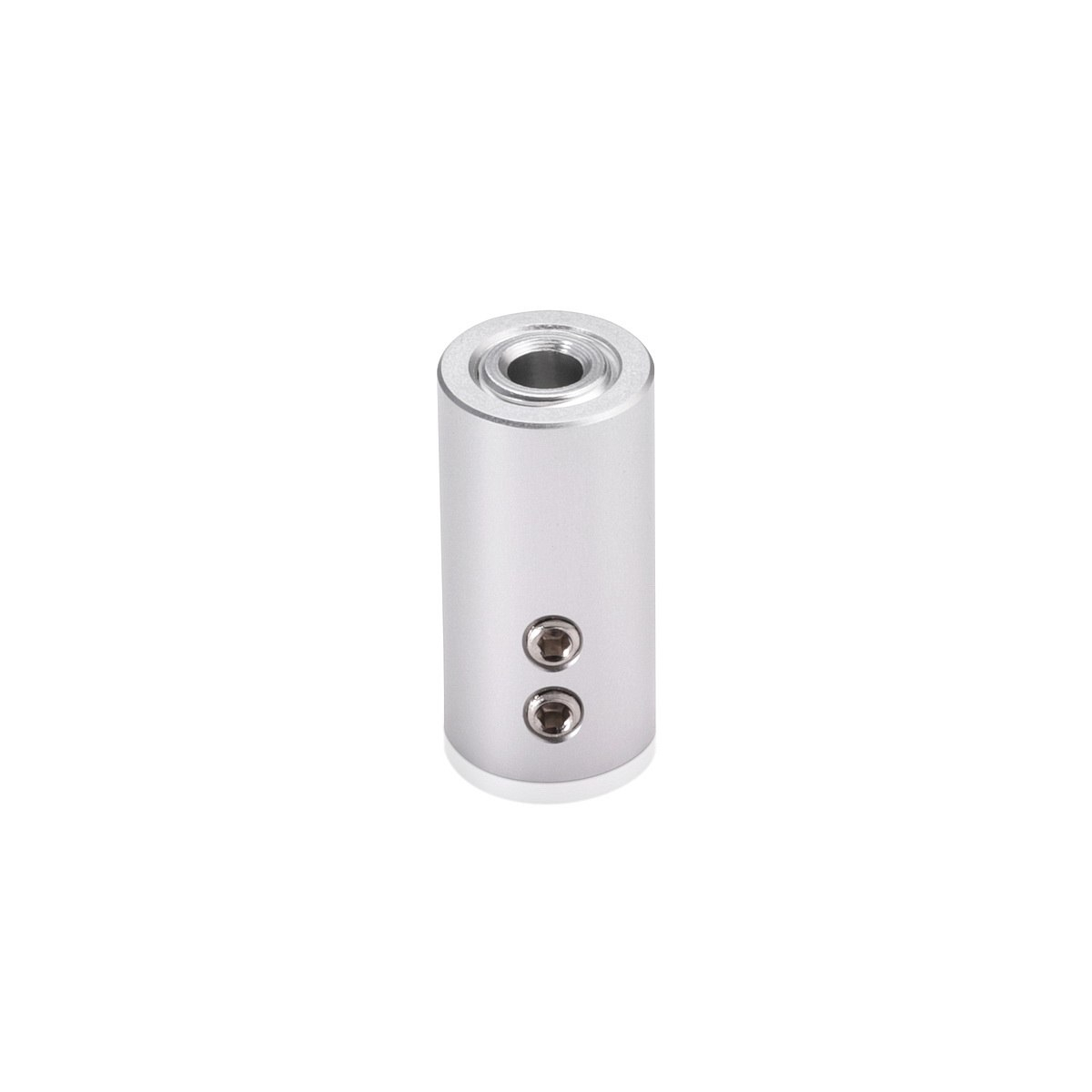 Aluminum Ceiling Mounted Material Holder, Clear Anodized Finish