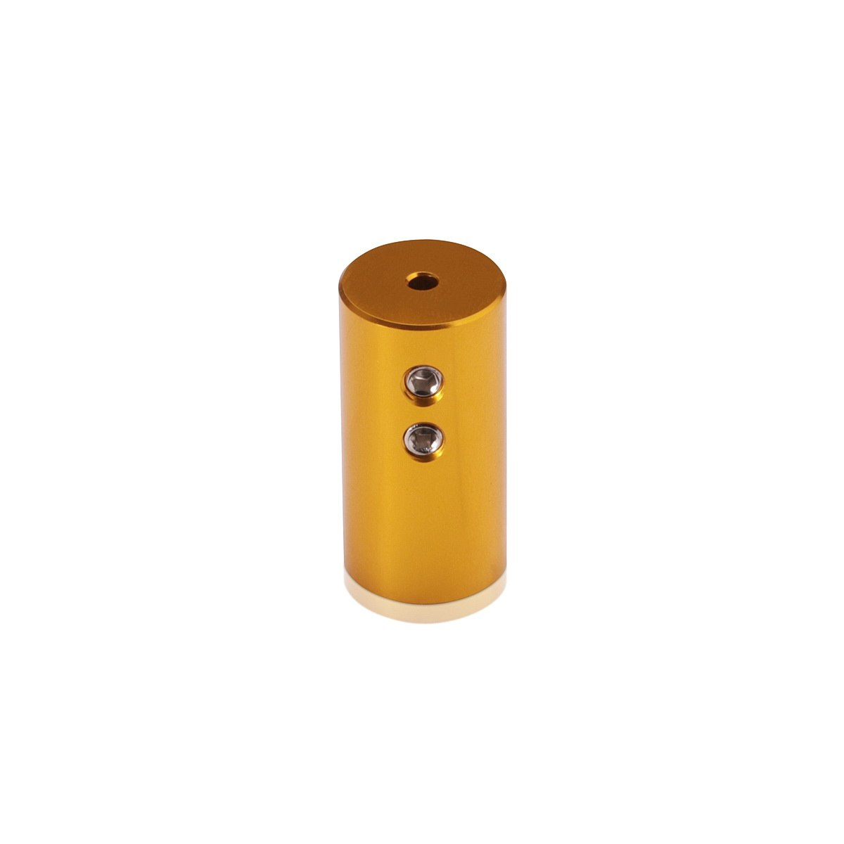 Aluminum Ceiling Mounted Material Holder, Gold Anodized Finish