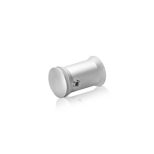 5/8'' Diameter X 7/8'' Barrel Length Aluminum Standoffs Rounded Head Satin Silver Finish (for Indoor) Tamper Proof [Required Material Hole Size: 3/8'']