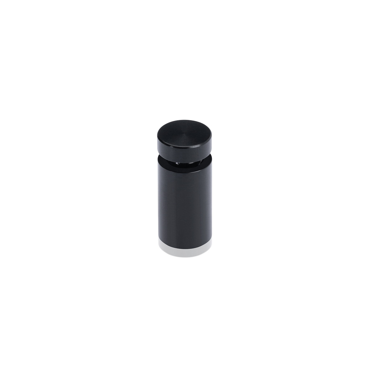 1/2'' Diameter X 3/4'' Barrel Length, Affordable Aluminum Standoffs, Black Anodized Finish Easy Fasten Standoff (For Inside / Outside use) [Required Material Hole Size: 3/8'']