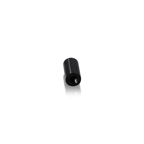 6-32 Threaded Barrels Diameter: 1/4'', Length: 1'', Black Anodized Aluminum [Required Material Hole Size: 11/64'' ]