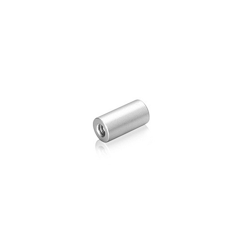 6-32 Threaded Barrels Diameter: 1/4'', Length: 3/4'', Clear Anodized Aluminum