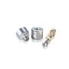 Un Threaded Barrels O.D.: 5/8'' (0.63''), I.D: 5/16'' (0.31'' -0/+0.1'') Length: 3/16'' (0.19''), Clear Anodized [Required Material Hole Size: 3/16'' ]