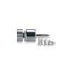 Un Threaded Barrels O.D.: 5/8'' (0.63''), I.D: 5/16'' (0.31'' -0/+0.1'') Length: 3/16'' (0.19''), Clear Anodized [Required Material Hole Size: 3/16'' ]