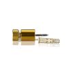 5/16-18 Threaded Barrels Diameter: 5/8'', Length: 3/4'', Gold Anodized [Required Material Hole Size: 3/8'' ]